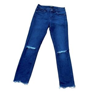 Women's Blue Straight Leg Jeans